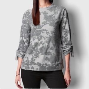 Simply Vera by Vera Wang blouse-grey- size small